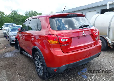 2016 Mitsubishi Outlander Sport 2.4 Es из США, поврежденный, VIN JA4AP3AW3GZ050296